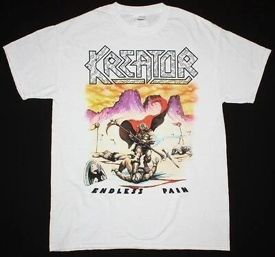 

KREATOR ENDLESS PAIN THRASH DESTRUCTION SODOM CORONER RAGE NEW WHITE T-SHIRT