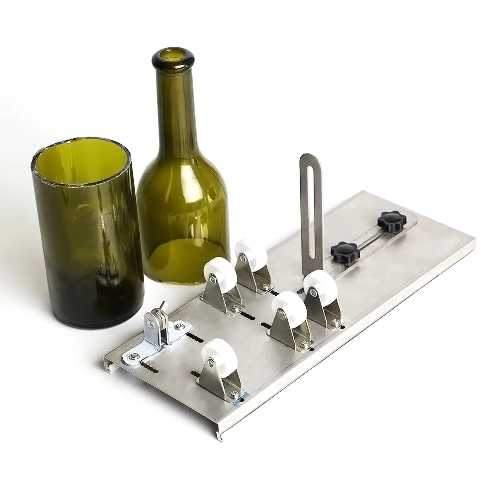 Glass Bottle Cutter DIY Machine For Cutting Wine Beer Alcohol Champagne Craft Gloves Glasses Accessories Tool Kit 10pcs | Инструменты