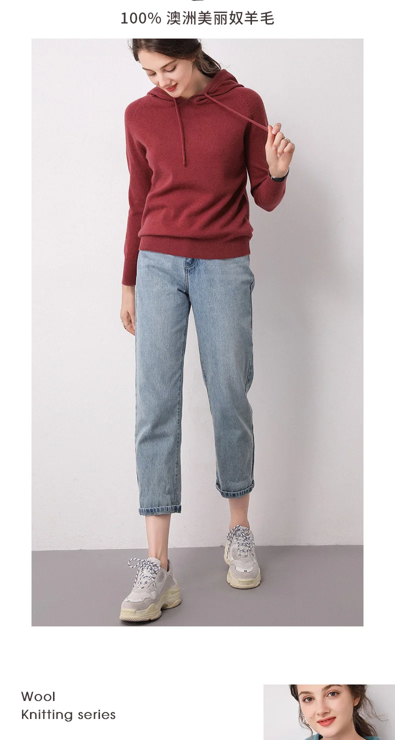Womens wool Sweaters Winter Tops cashmere Sweater Women Pullovers Knitted Sweaters Pullover New style