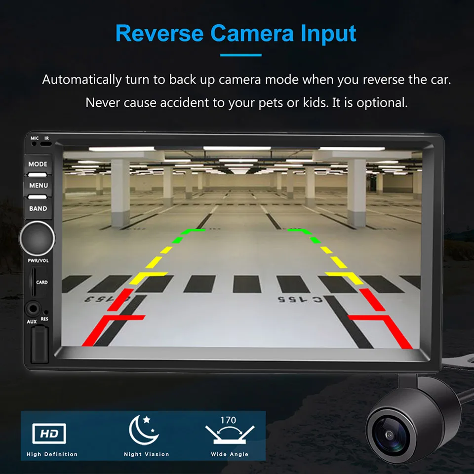 Автомобильный мультимедийный плеер стерео система на Android 9 0 2 Гб ОЗУ 32 ПЗУ с GPS MP5 Wi