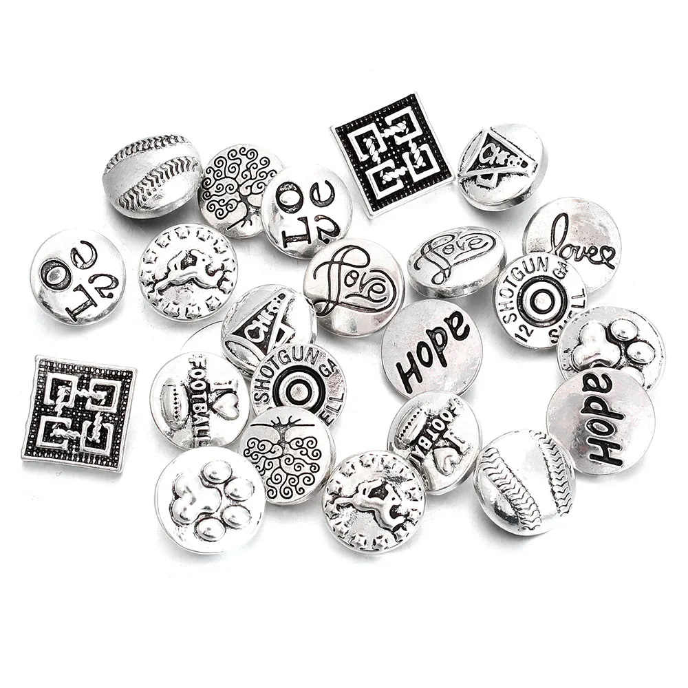 10 шт./лот миниатюрные металлические застежки в виде шариков для влюбленных