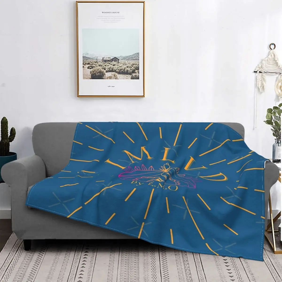 

Manta de lino a cuadros Imlvd от Emo, manta para cama, manta Kawaii