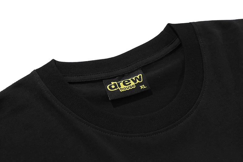 

Justin Bieber The Drew House Mascot Tee Men Women Couples Basic Face Printed T-Shirt Men HipHop Streetwear T Shirt