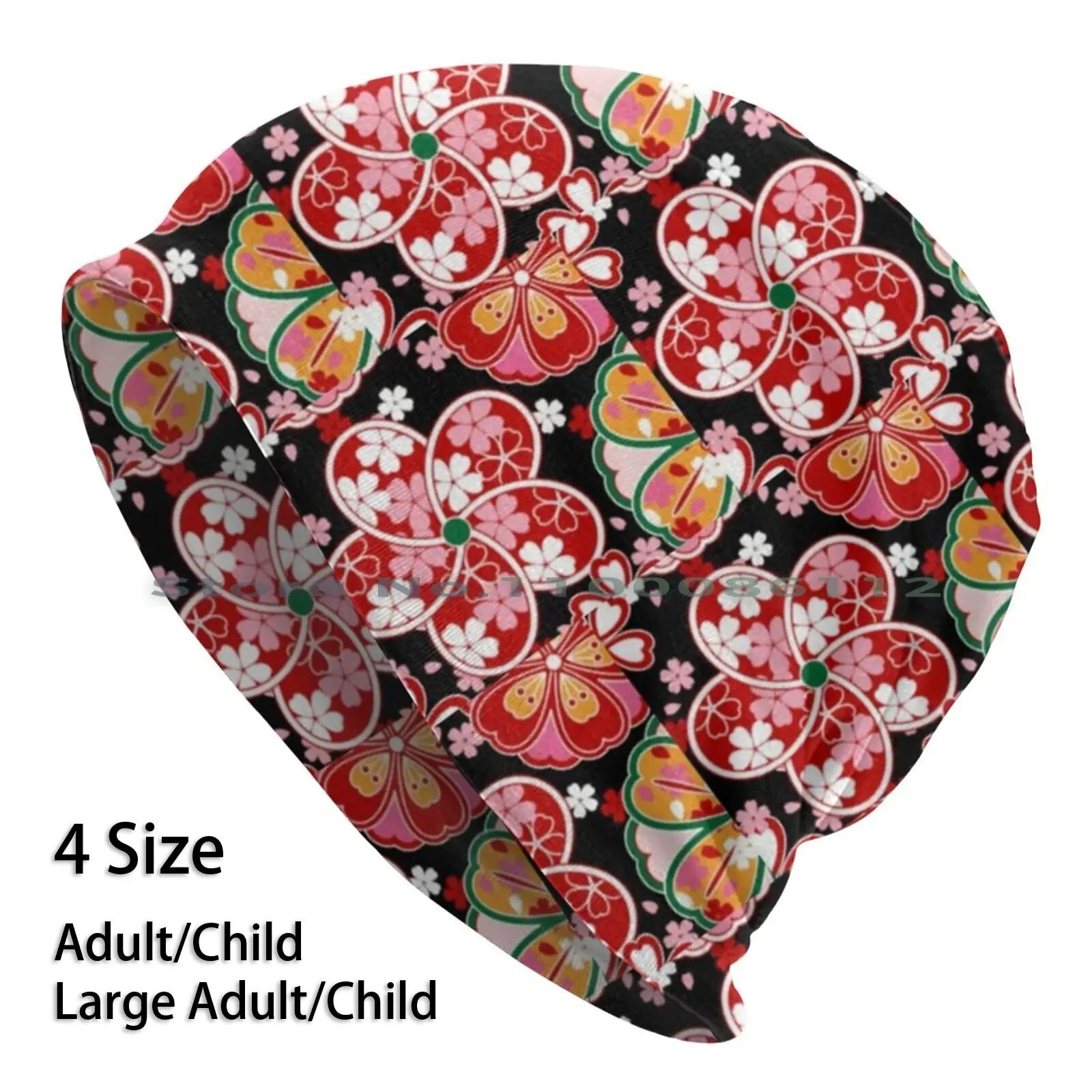 

Japanese Kimono Cherry Blossom Design ( Sakura ) Beanies Knit Hat Japanese Kimono Cherry Blossom Sakura Fredgarden8 Fred