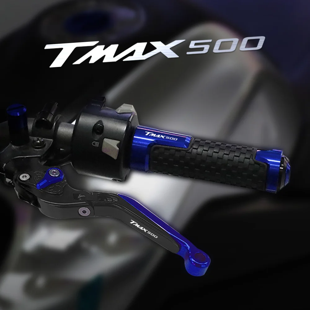

Motorcycle Brake Clutch Lever Hanadlebar Grips Parts For Yamaha TMAX 500 2001-2007 TMAX500 2008-2019 2016 2017 2018 Accessories