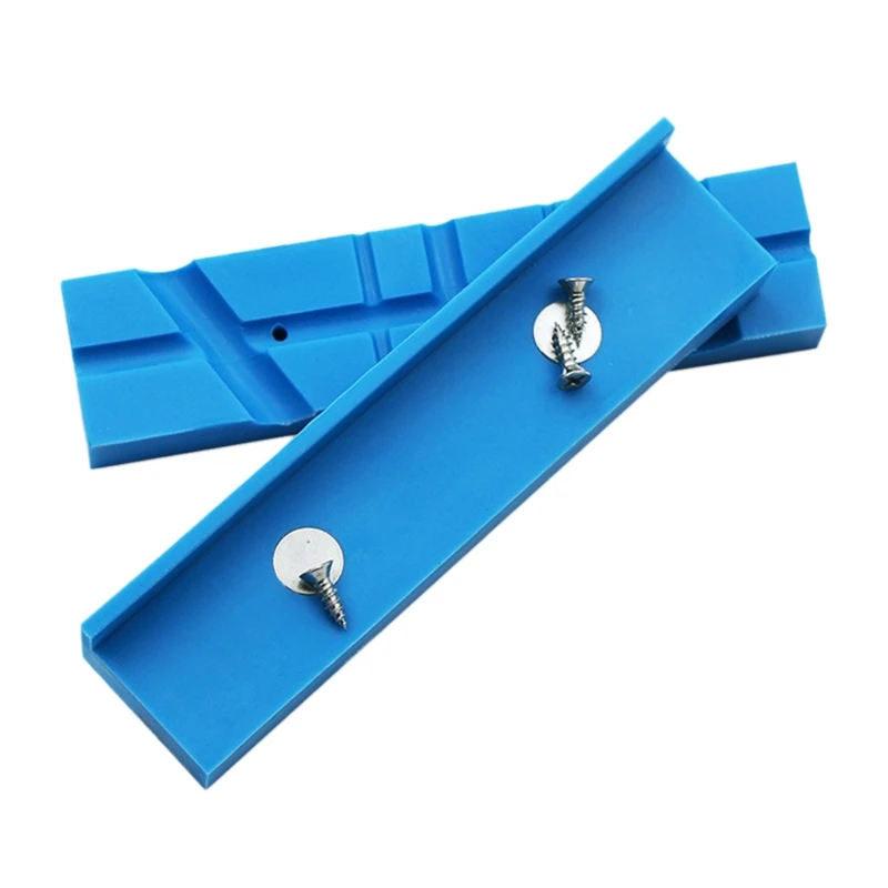 

1Pair Magnetic Soft Pad Jaws Rubber For Metal Vise 5.5Inch Bench Vice Vise Jaw Pads Protection Strip