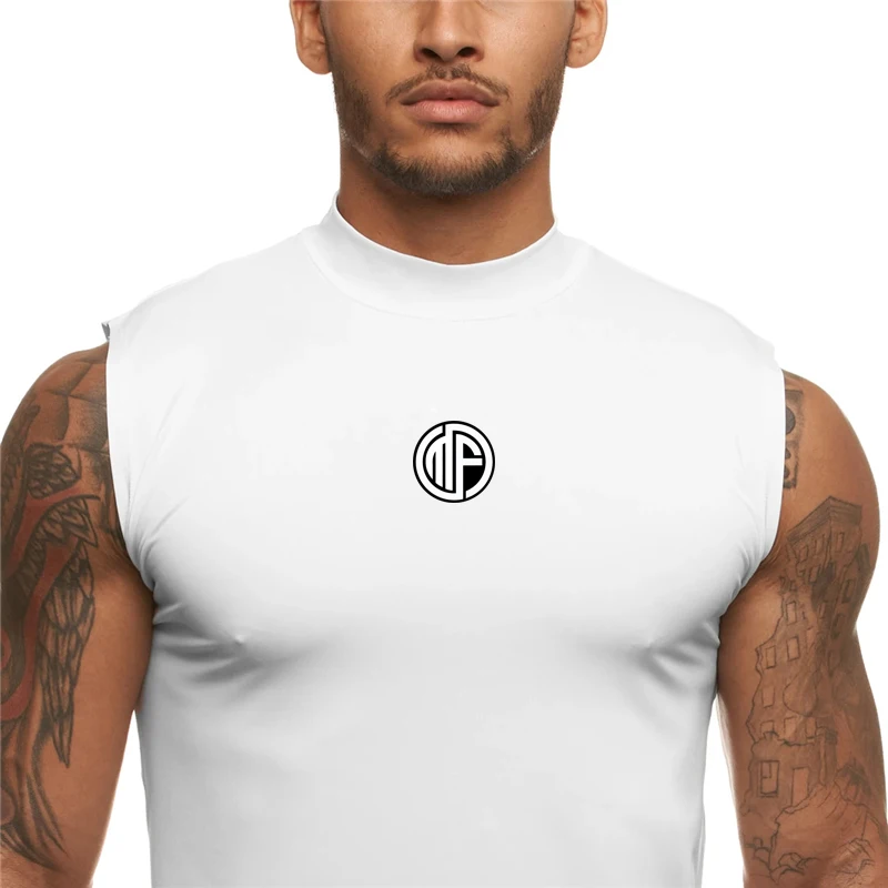 Новинка 2020 повседневная мужская майка спортивный Приталенный жилет модная