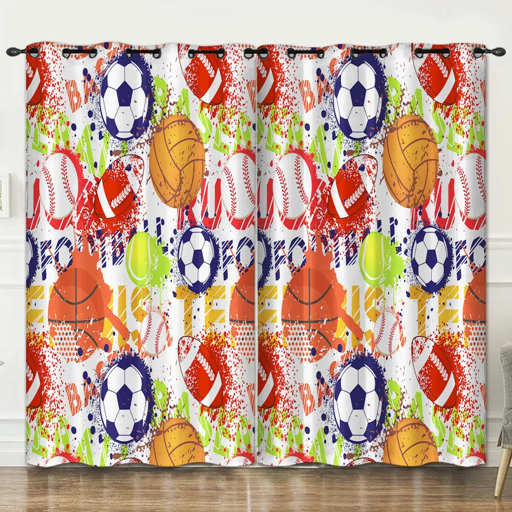 

Football room decoration curtain background decoration cloth pink curtains luxury