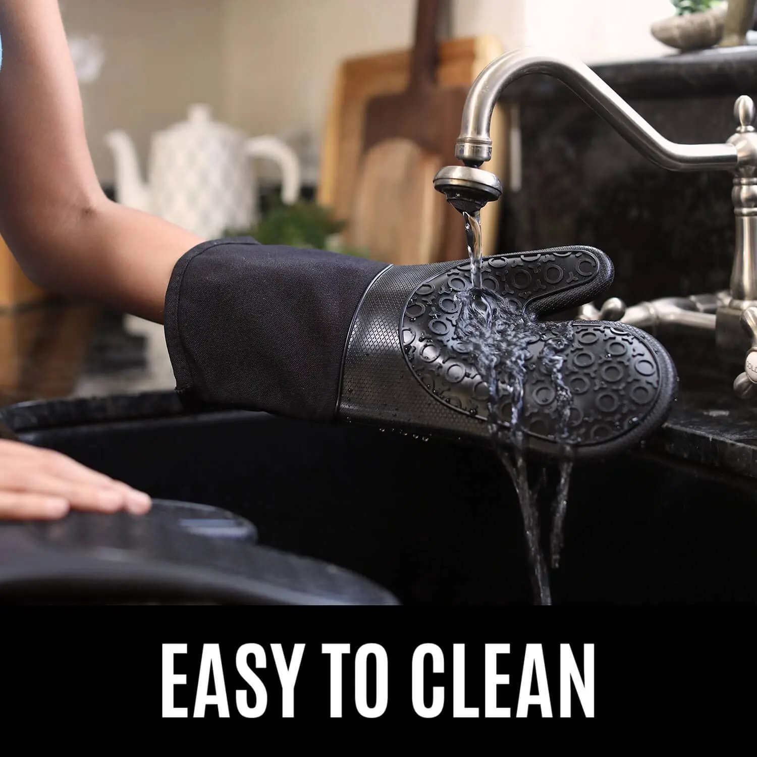 

Oven Mitts and Pot Holders Heavy Duty Cooking Gloves Kitchen Dining Counter Safe Trivet Mats Advanced Heat Resistance Textured