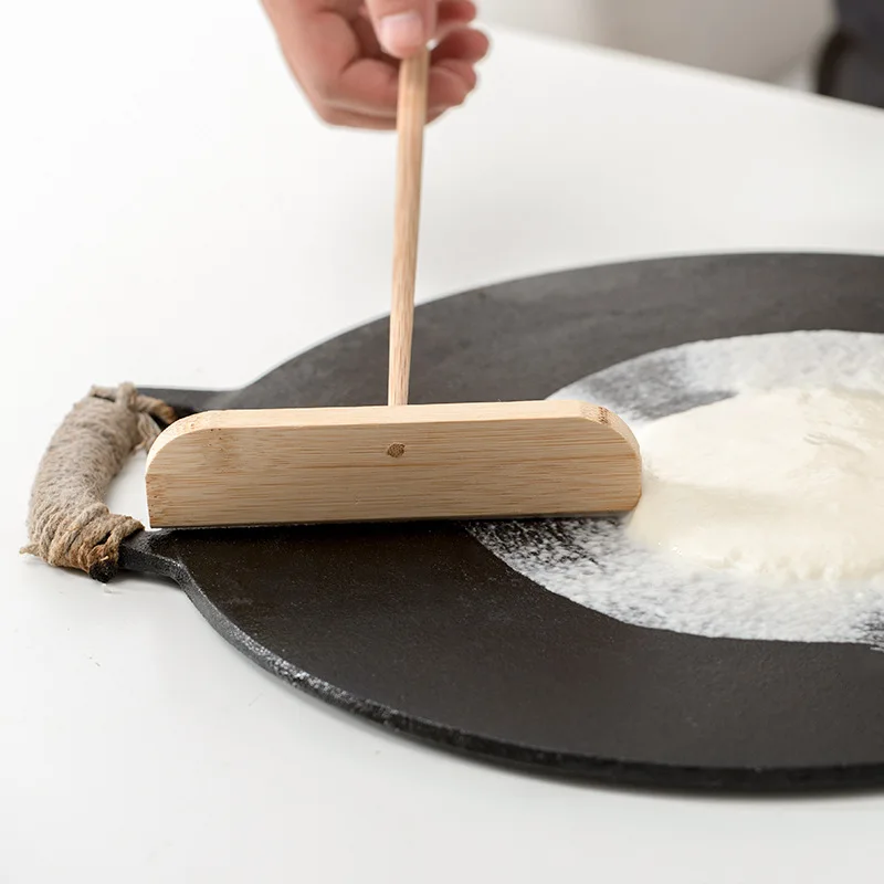 Нарезная доска грабли бытовой косой скребок с длинной ручкой блинная рейка для