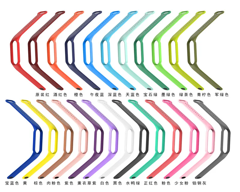 Ремешок силиконовый для Xiaomi Mi Band 5 сменный Браслет из мягкого ТПУ цвета запястья |
