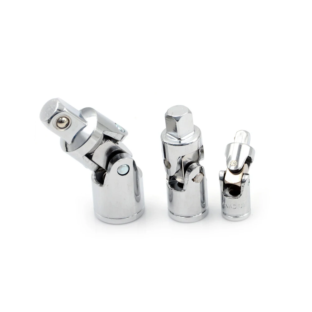 

1PCS Universal Joint Set Ratchet Angle Extension Bar Socket Adapter 1/4" 3/8" 1/2"