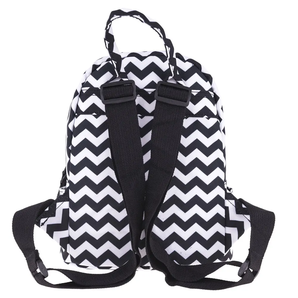 Women Stripe Backpack Mini Fashion School Backpack For Girl And Boy 5 Grade Small School Bag Print Cute