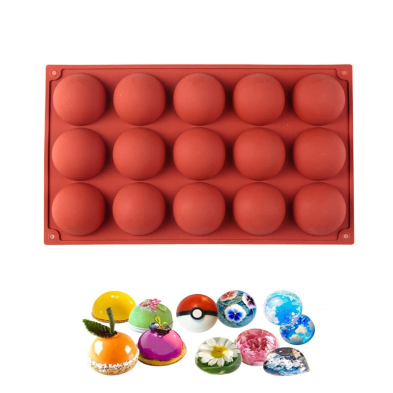 

Half Ball Pastry Silicone Mold Cake Tools Baking Molds Cake Decorating Supplies Biscuit Chocolate Dessert Kitchen Utensils