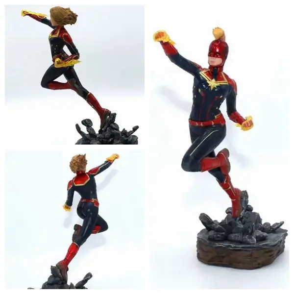 

Marvel Avengers Captain Marvel 1/10 Statue PVC Figure Collectible Model Toy 24cm