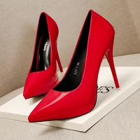 new arrival women classic pumps shoes spring summer black pointy shoes mary jane heels fashion platform shoes woman