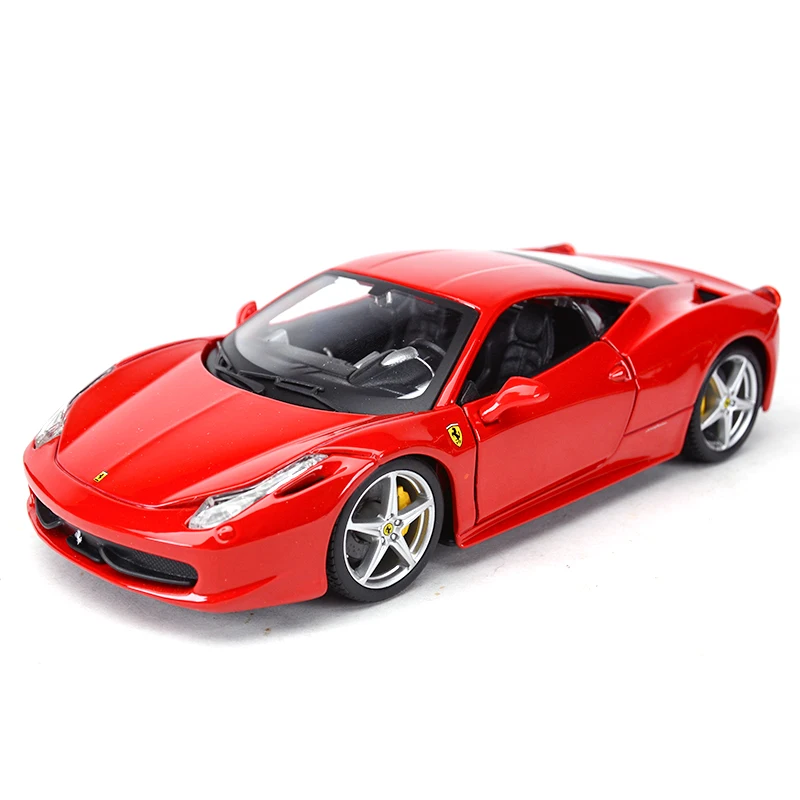 Bburago 1:24 Ferrari 458 Italia спортивный автомобиль статический литой Коллекционная модель