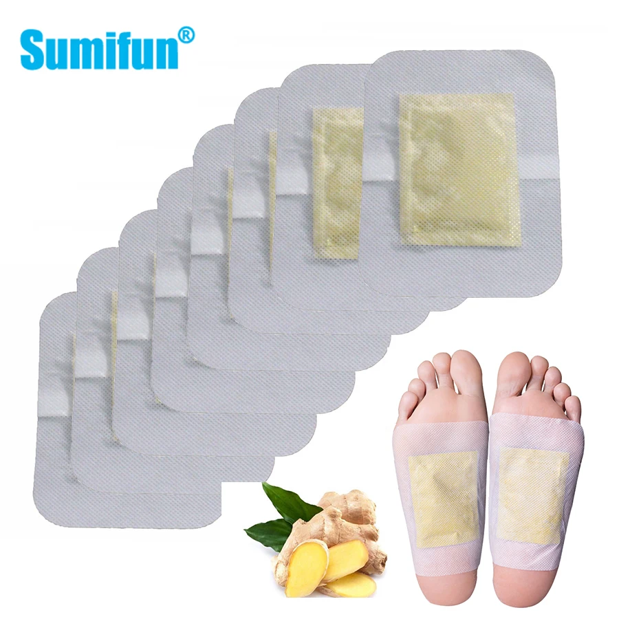 8 шт. в китайском стиле из трав медицинская имбирь Детокс пластыри на стопы потери