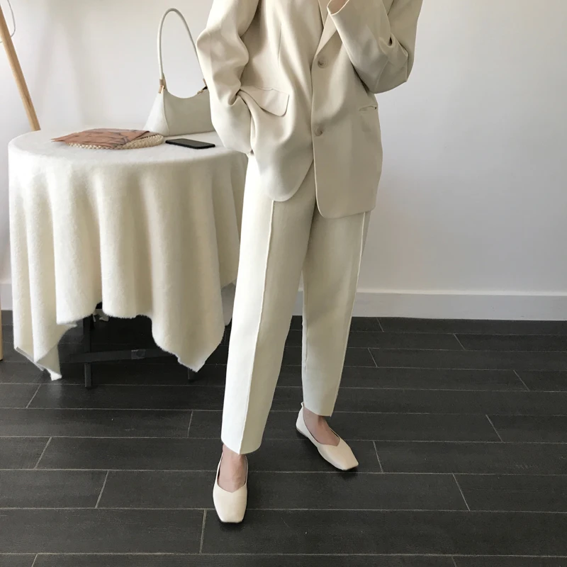 Шикарные Модные Повседневные Спортивные штаны, вязаные штаны-шаровары, женская спортивная одежда с эластичной талией, женские штаны, новые штаны