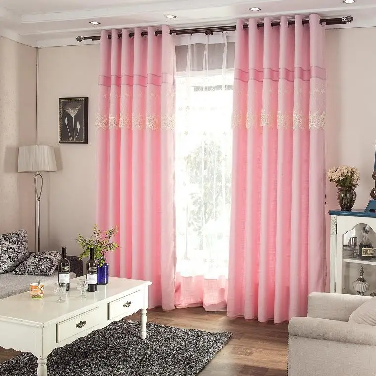 Шторы для гостиной столовой спальни розовые синие желтые современные плотные