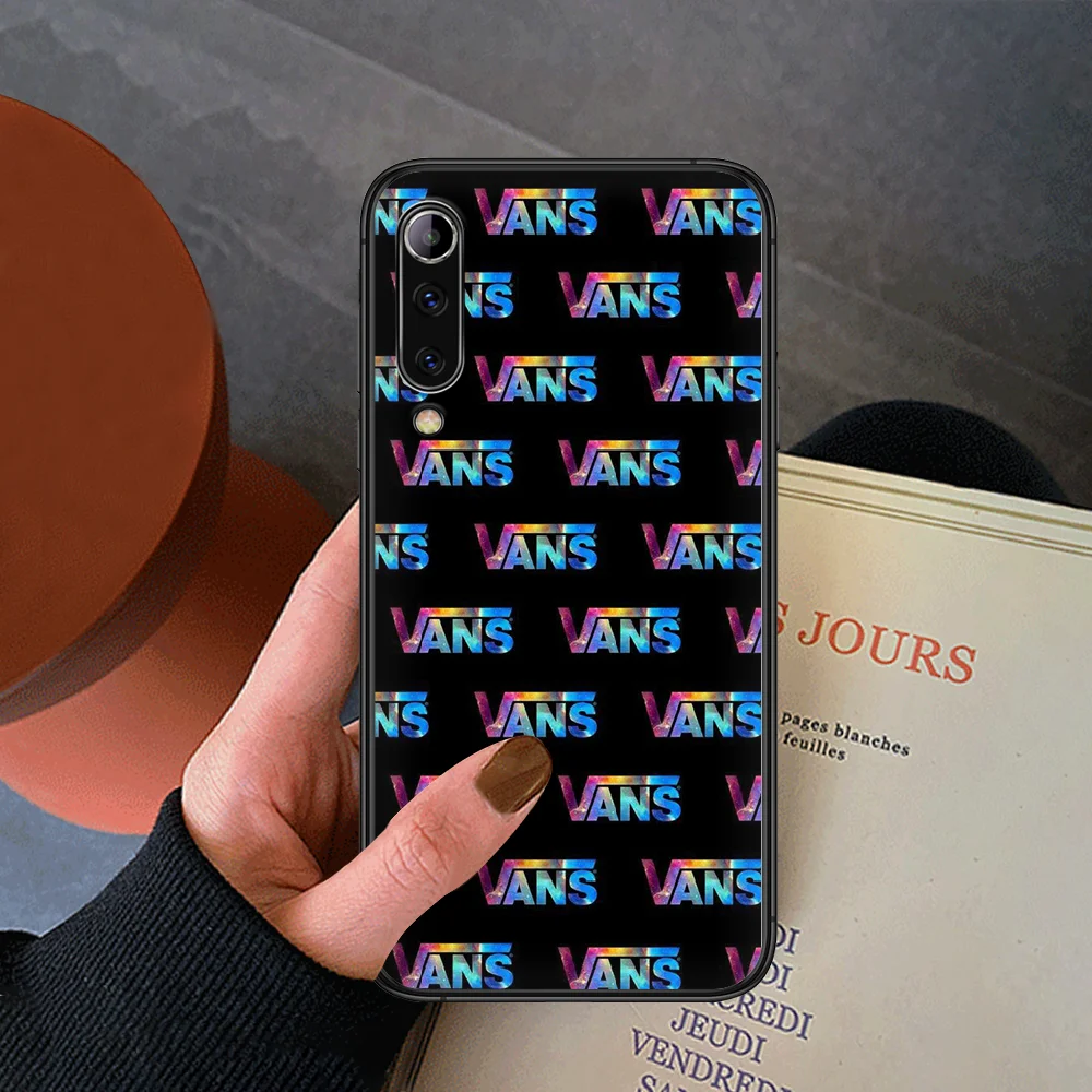 

Sports Brand Vanss Phone Case For Xiaomi Mi Note 10 A3 9 MAX 3 A2 8 9 Lite Pro Ultra black Etui Soft Cell Fashion Prime Trend