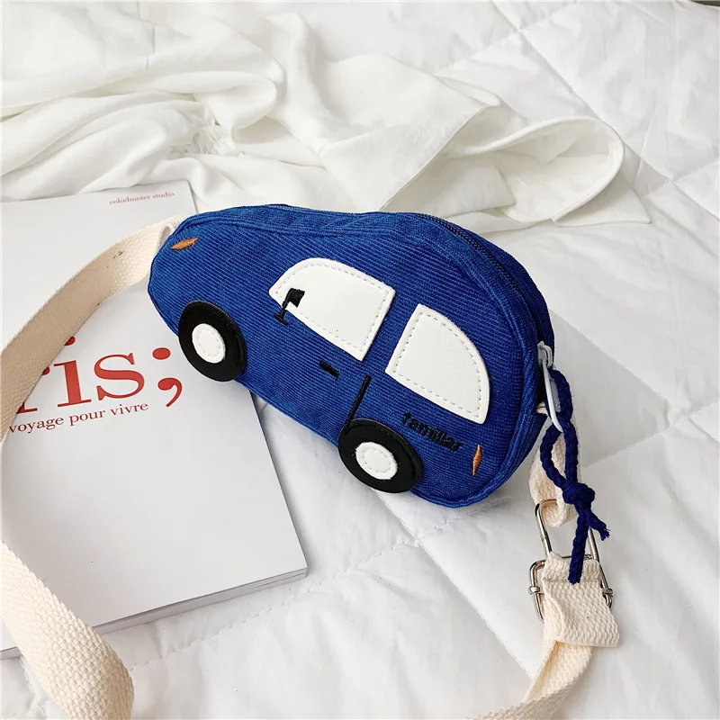 Children's pockets cartoon car shoulder diagonal package mini baby purse | Багаж и сумки