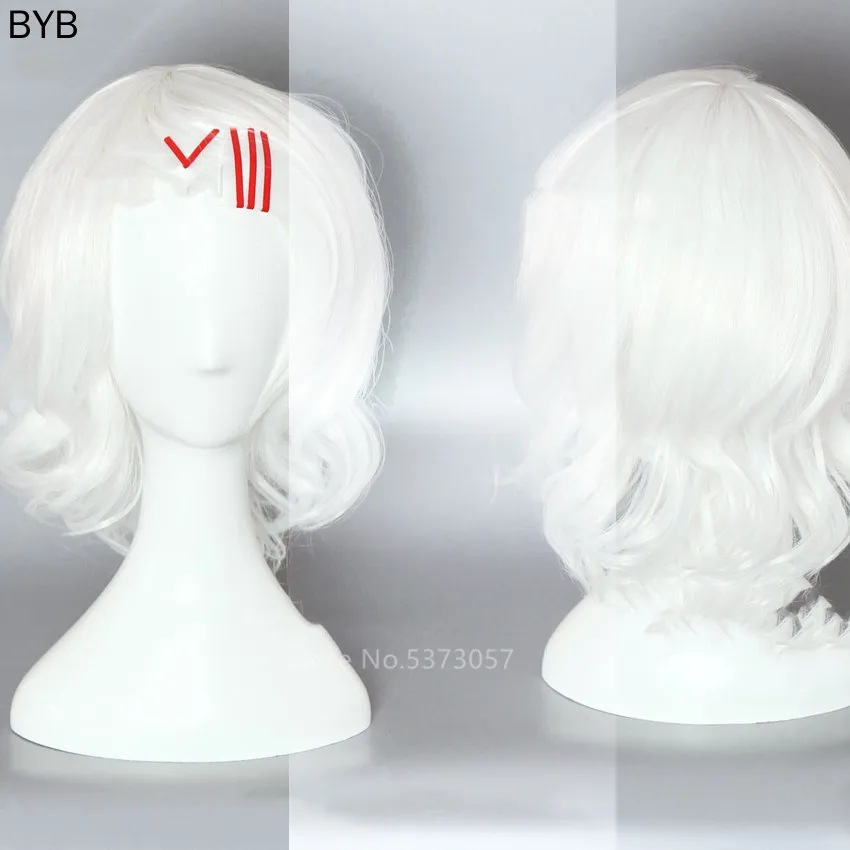 Аниме парик Tokyo Ghoul Juzo Suzuya Juuzou чистый белый термостойкий косплей костюм японский