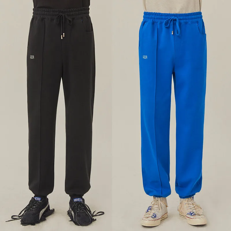 

Высококачественные тренировочные штаны для мужчин и женщин, Длинные свободные хлопковые брюки