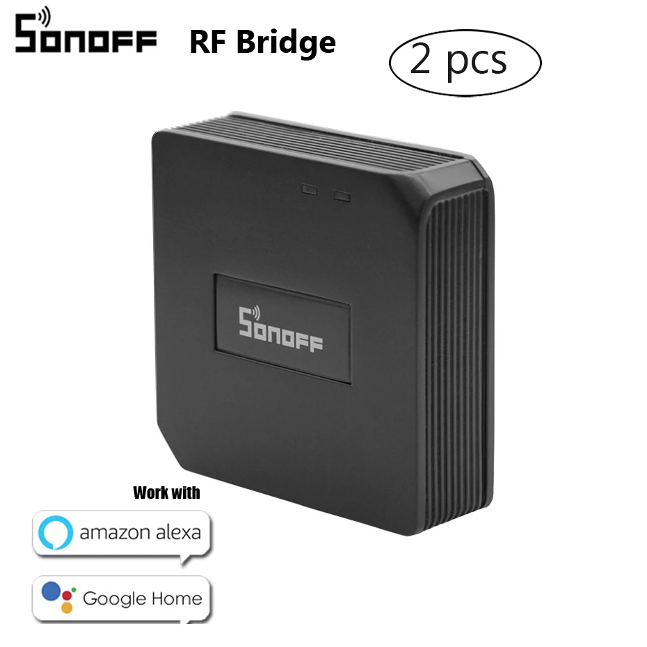 2 шт Sonoff RF мост WiFi 433 МГц конвертер Ewelink приложение умный дом автоматизация универсальный переключатель Интеллектуальный Domotica Wi-Fi пульт