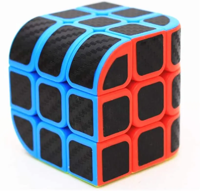 Cuber Speed Curve 3X3 наклейка из углеродного волокна Penrose Cube меньше с черной наклейкой