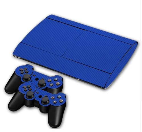 Виниловая наклейка на консоль для PS3 Surper slim 4000 + 2 контроллера Sony PS 3 super