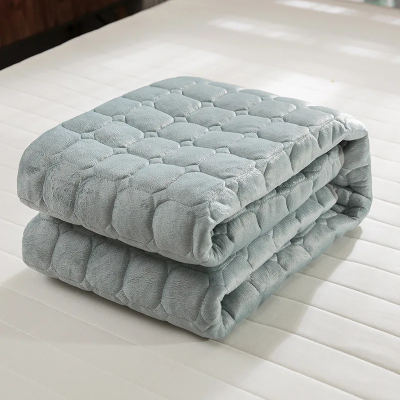 Фланелевый чехол на Матрас 100% года полноразмерный нескользящий мягкий удобный