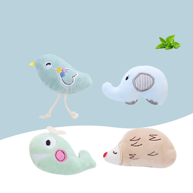 Зубов и кошачья игрушка весело интерактивный плюшевый Кот питомец котенок