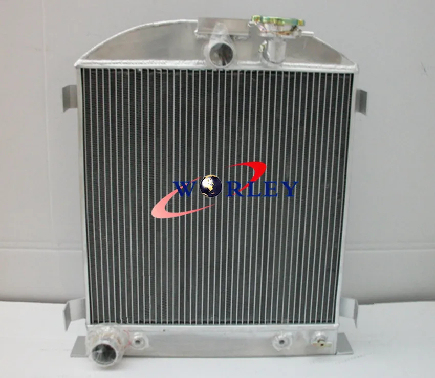 1932 короткая рубленная Ford engine радиатор из алюминиевого сплава 64 мм 3 Core