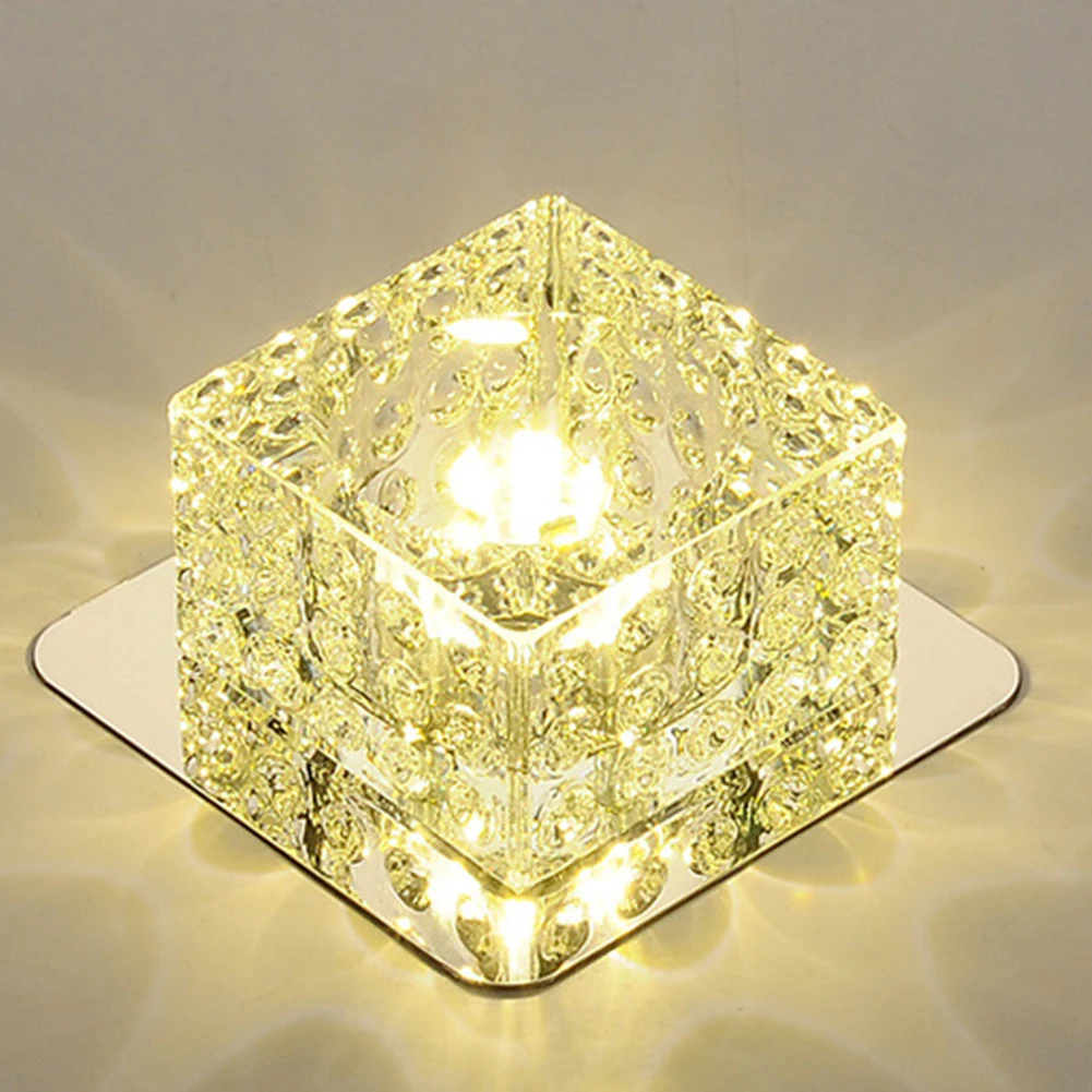 3 Вт домашние гостиничные стразы вибростойкие лестницы квадратные потолочные