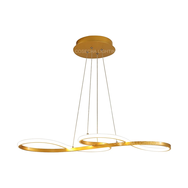 Золотой светодиодный подвесной светильник белый кухонный черный современный в