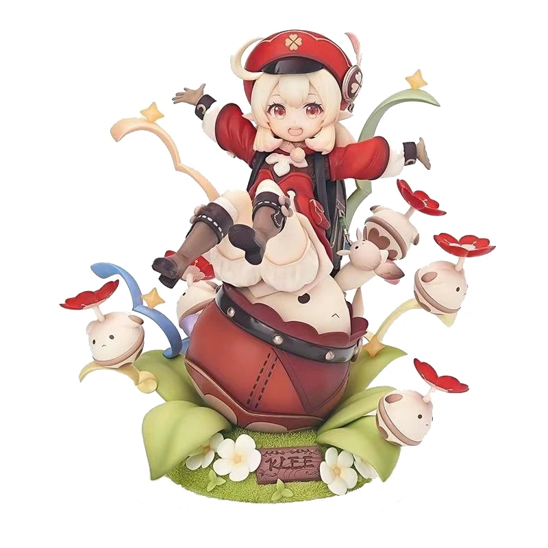 

Экшн-модель из ПВХ, 18 см, Geme аниме Genshin Impact Klee Ver Girl, фигурка мондштатта, великолепная и Искрящаяся модель, коллекционные куклы, подарки