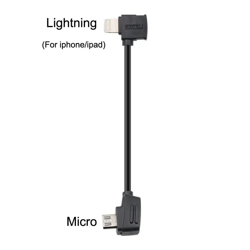 10cm iphone Mavic Mini Mavic Pro Micro USB Line IOS type-c OTG кабель для передачи данных 10 см 30 см телефонный стол для DJI Spark Mavic 2 Pro Zoom Mavic Air - Цвет: 10cm iphone