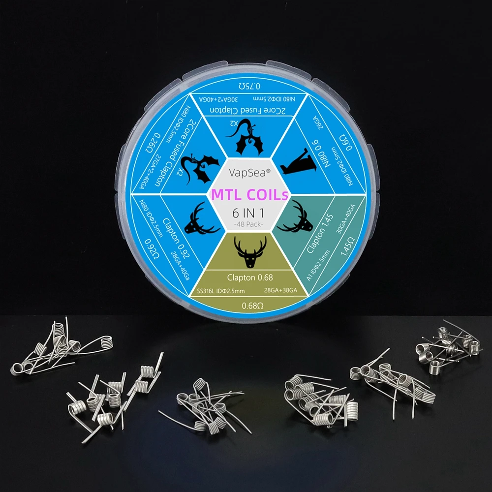 Предварительно встроенная катушка для вейпа сплавленные катушки Clapton Alien готовые