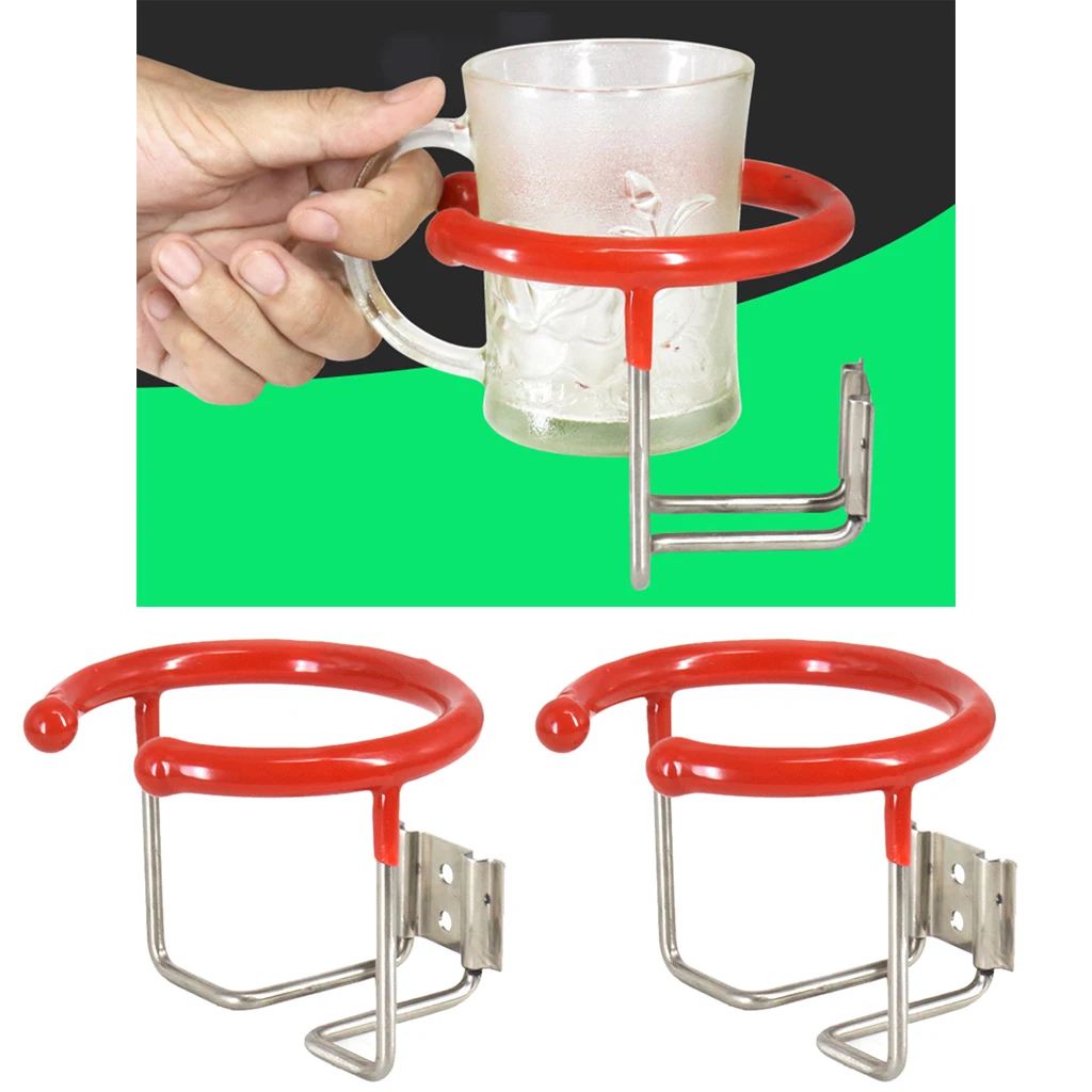 

2x Universal Stainless Boat Ring Cup Drink Holder for Marine Yacht Truck RV