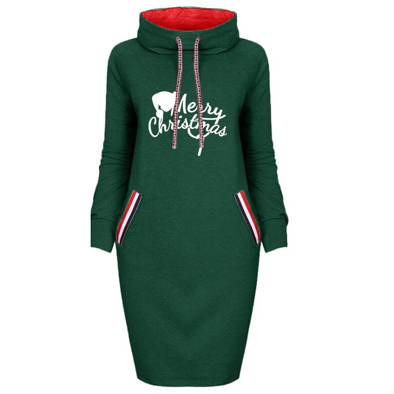 

Turtleneck Women Autumn Winter Dress Letter Print Bodycon Plus Size Dresses Harajuku Package Hip Fashion Long Sleeve Streetwear