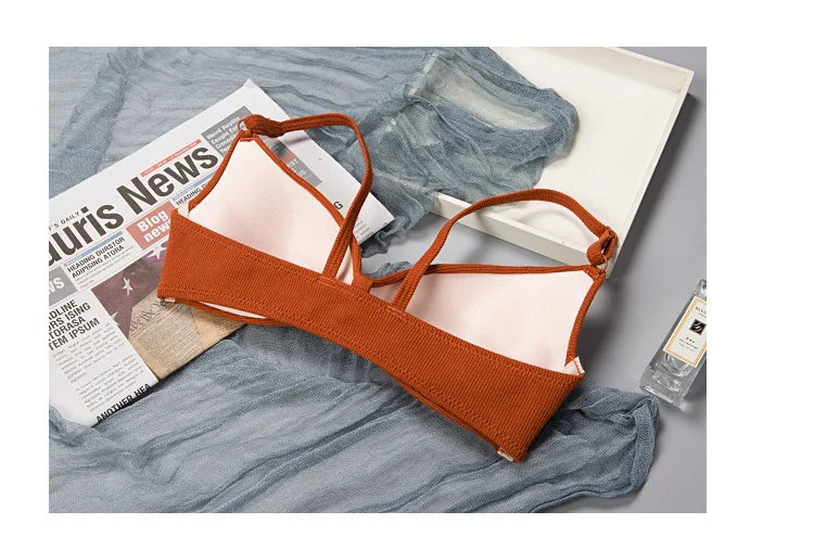 Женское сексуальное нижнее белье бюстгальтер без косточек кружевной тонкий