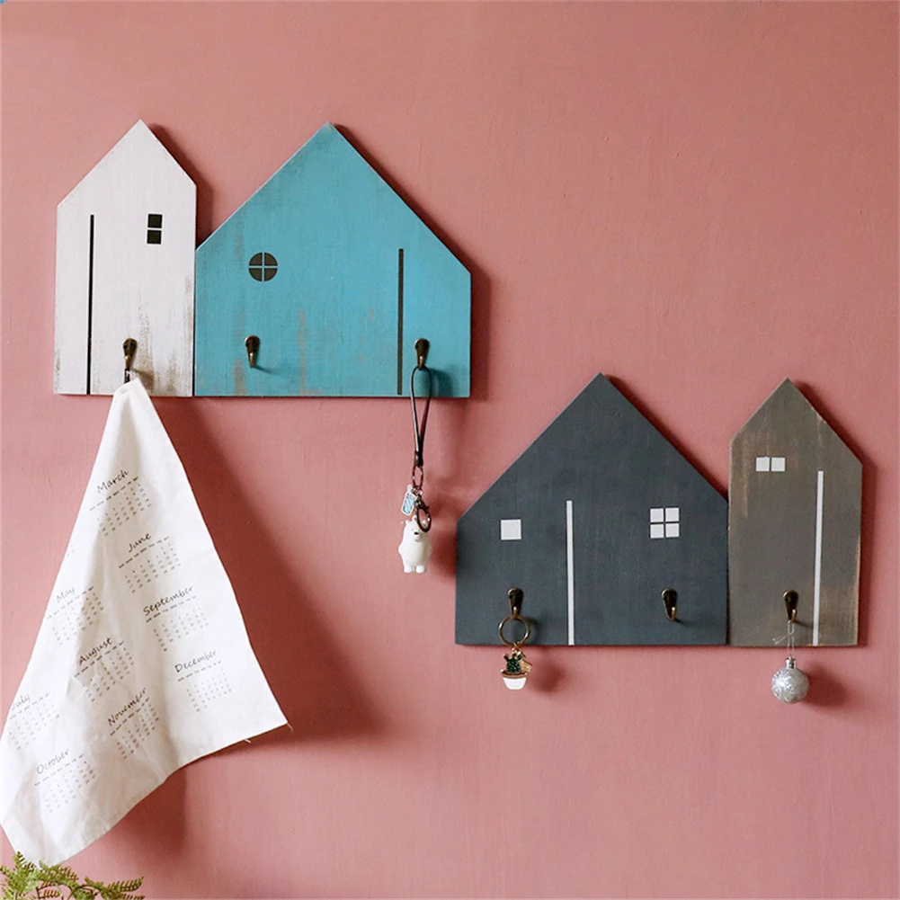 Деревенский деревянный дом моделирование искусственный домашний декор для стен