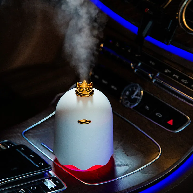 

New Duck Ultrasonic Air Humidifier for Car Office Home 250ml Aromatherapy Essential Oil Diffuser LED Night Light Mini Mist Maker