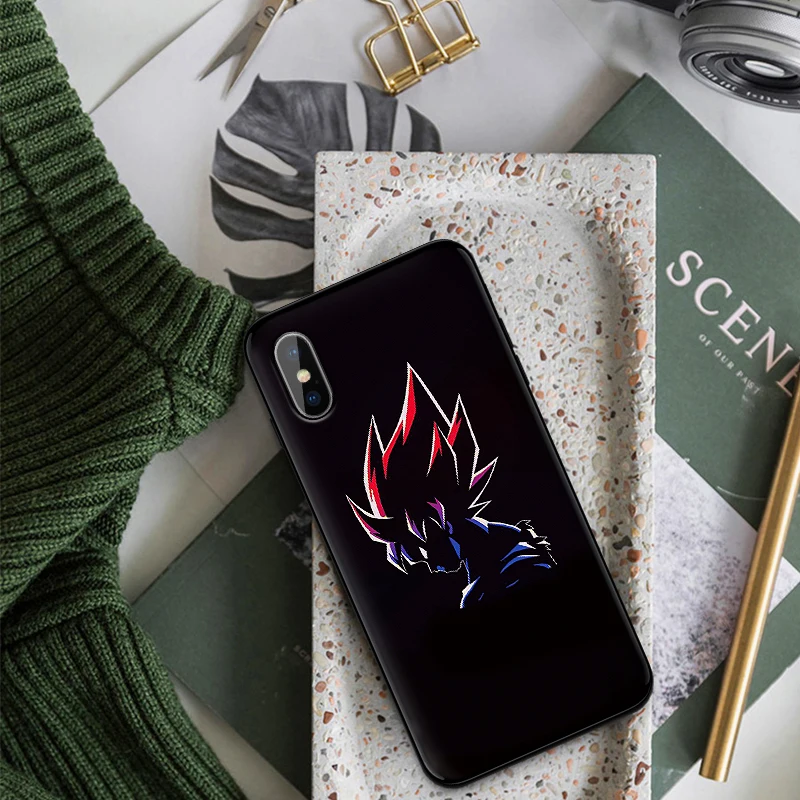 Мяч Дракон аниме Гоку Мягкий силиконовый чехол для iPhone X XS Max XR 7 8 6 6s Plus TPU задняя