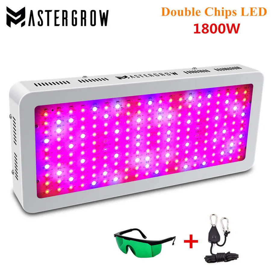 Светодиодный светильник MasterGrow II с двумя микросхемами 1800 Вт полный спектр 410 730nm