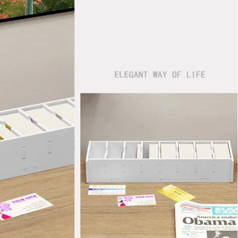 

Large Capacity Business Name Card Holder Name Cards Collection Case 8 Slots