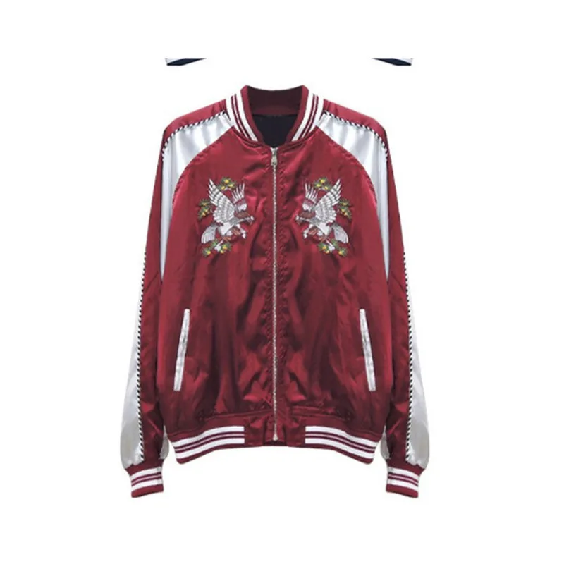 Японские сувенирные куртки в стиле Харадзюку женские бейсбольные на молнии с