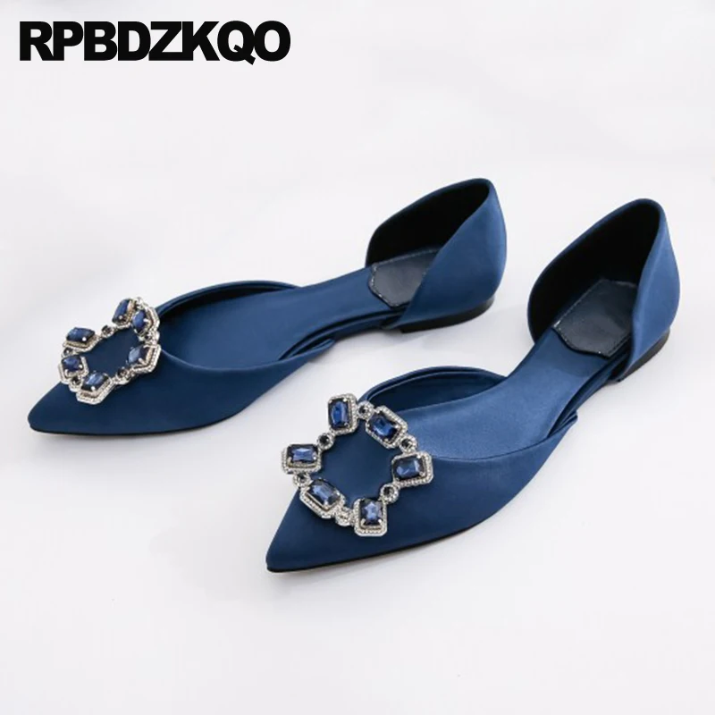 балерина бриллиант горный хрусталь Свадебная балетная обувь дизайнер сатин шелк