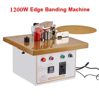 manufacturer supplied portable double sided gluing woodworking machinery edge banding machine curved and straight with automatic